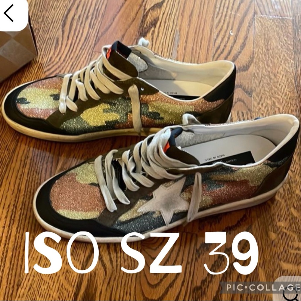 In Search Of ISO Want to Buy WTB golden goose camo Ballstar Sz 39